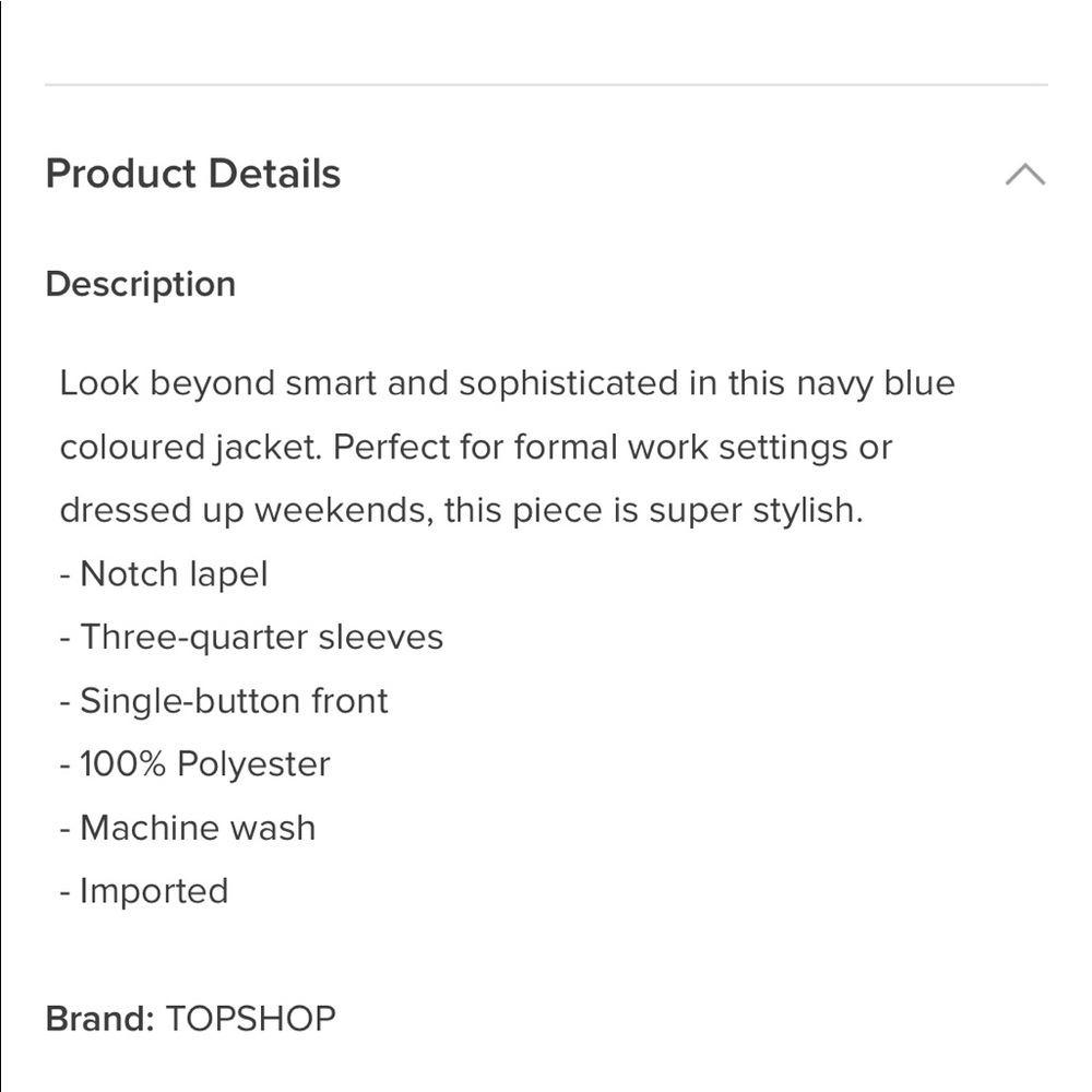 Topshop Blazer - Picture 4 of 6